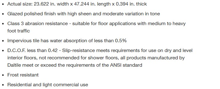 DCOF rating is under recommendations